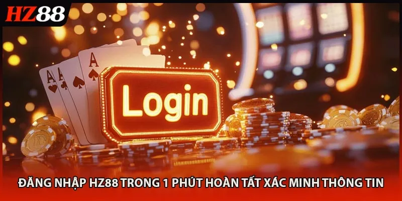 Đăng Nhập HZ88 Trong 1 Phút Hoàn Tất Xác Minh Thông Tin